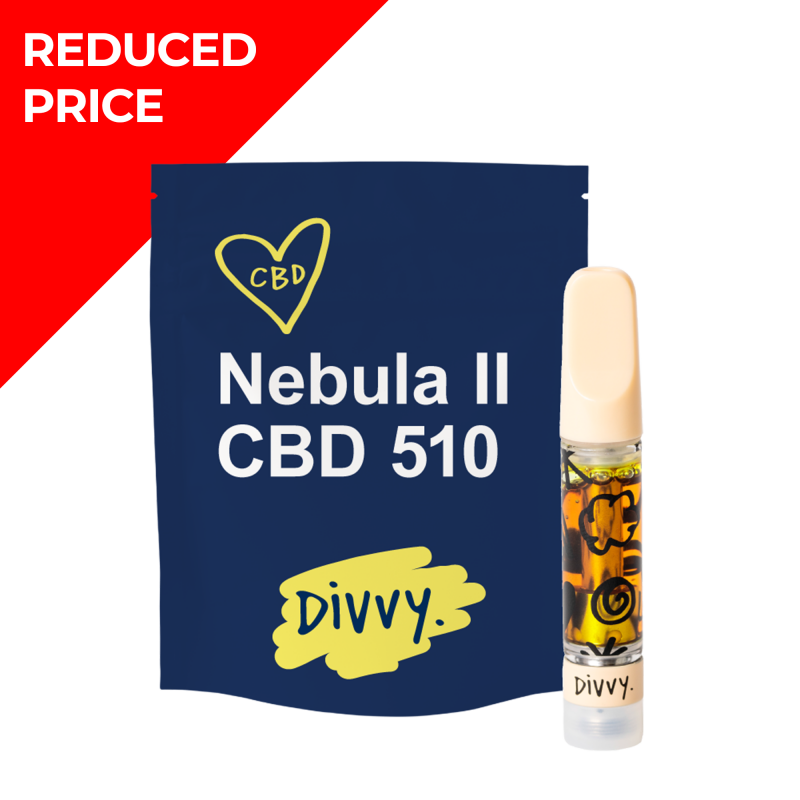 Divvy Nebula CBD 510 1g Vape Cartridge
