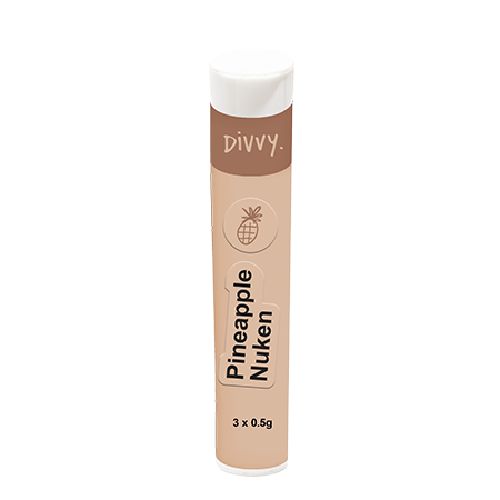 Divvy Pineapple Nuken 3 x 0.5g Pre-Rolls