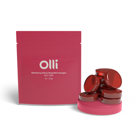 Olli Elderberry Citrus Essential Lozenges