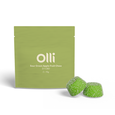 Olli Sour Green Apple Fruit Chew