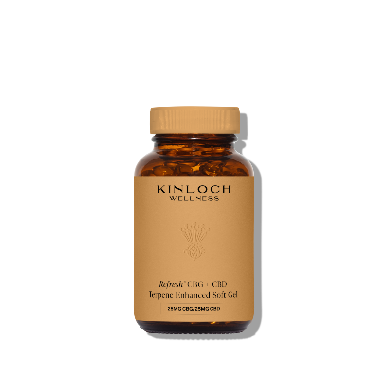 Kinloch Refresh – CBG + CBD Terpene Enhances Softgel