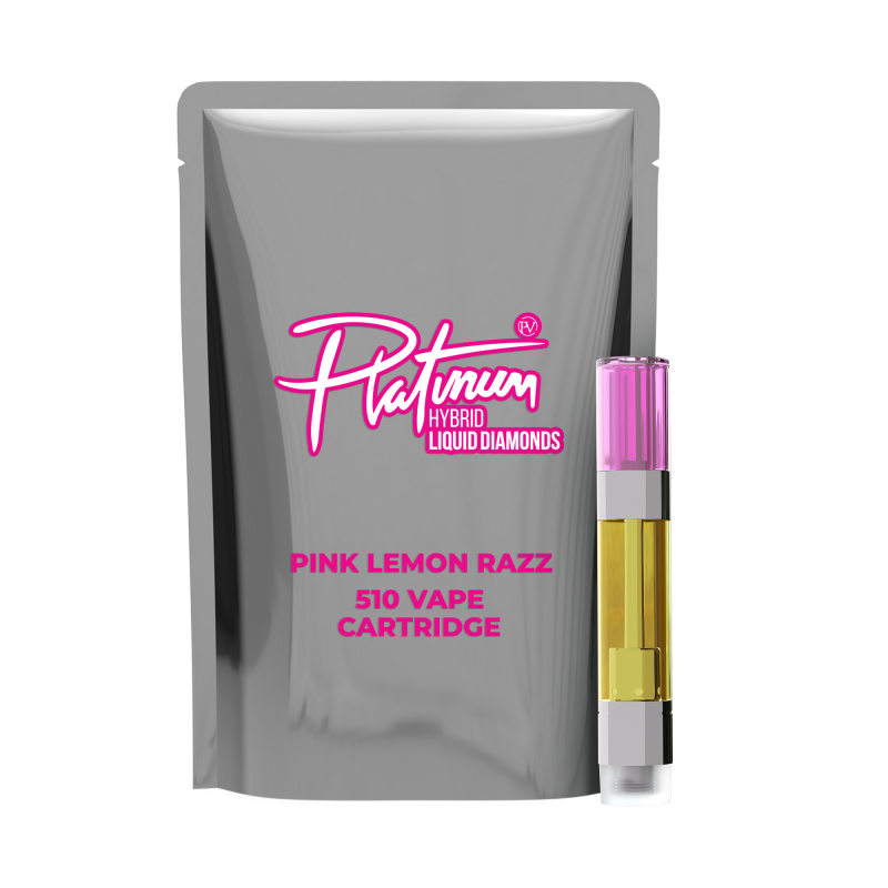 Platinum Vape – Pink Lemon Razz Liquid Diamond 510 Vape