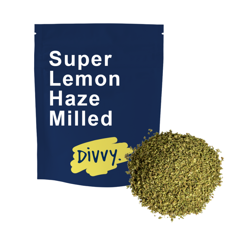 Divvy – Super Lemon Haze Milled Flower