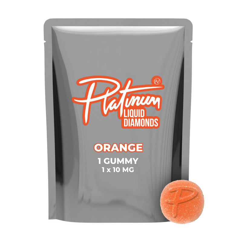 Platinum Orange Sativa Liquid Diamond Gummy